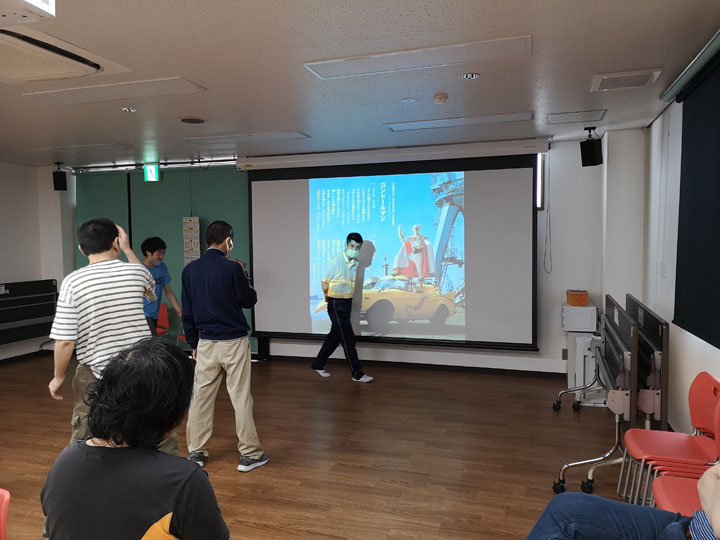 大スクリーンを活用した活動