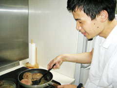 夕食準備手伝い１