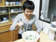 夕食準備手伝い２