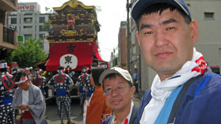 地域の祭に参加（天王祭）